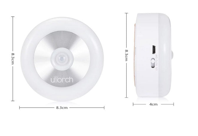LED Motion Sensor Night Light – Human Body & Touch Sensor