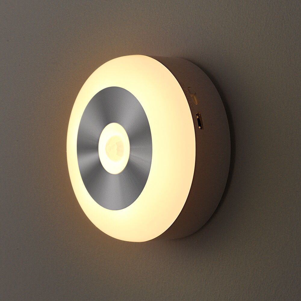 LED Motion Sensor Night Light – Human Body & Touch Sensor