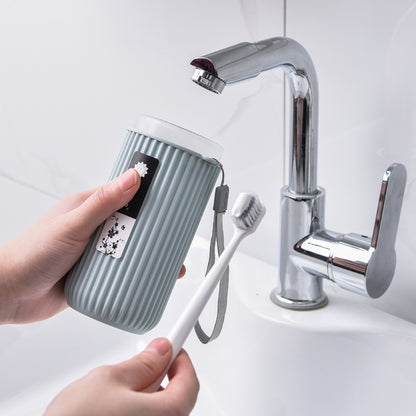 Portable Toothbrush & Toothpaste Holder Case – Travel Storage Box