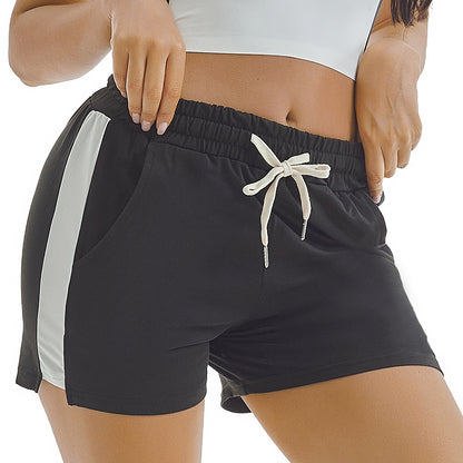 Women’s Summer Sports Shorts – Gym, Running, Cycling, Workout Drawstring Shorts