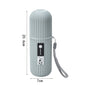 Portable Toothbrush & Toothpaste Holder Case – Travel Storage Box