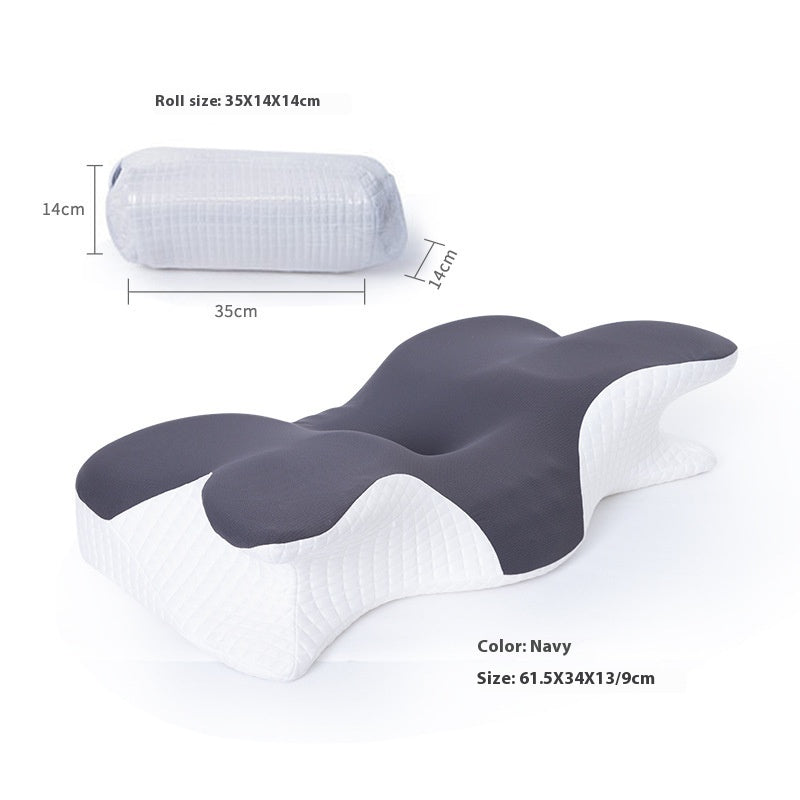 Memory Foam Pillow – Ergonomic Comfort for Adults & Elderly