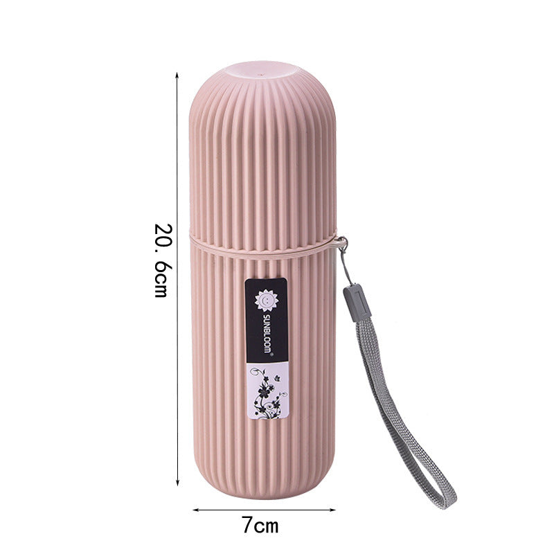 Portable Toothbrush & Toothpaste Holder Case – Travel Storage Box