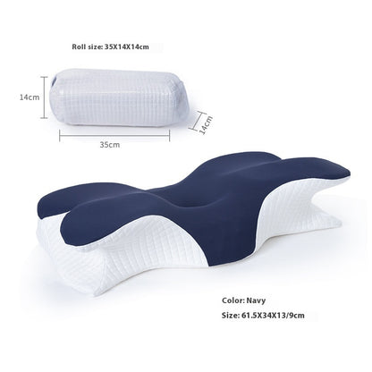 Memory Foam Pillow – Ergonomic Comfort for Adults & Elderly