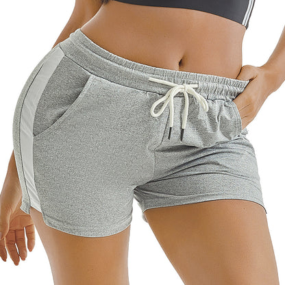 Women’s Summer Sports Shorts – Gym, Running, Cycling, Workout Drawstring Shorts