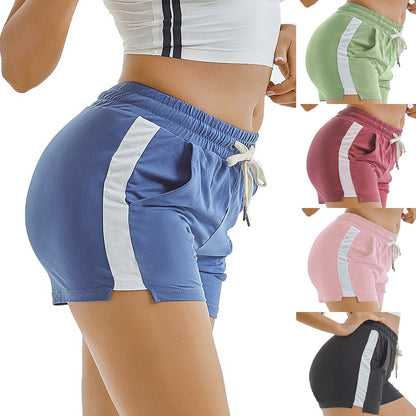 Women’s Summer Sports Shorts – Gym, Running, Cycling, Workout Drawstring Shorts