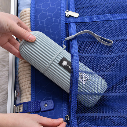 Portable Toothbrush & Toothpaste Holder Case – Travel Storage Box